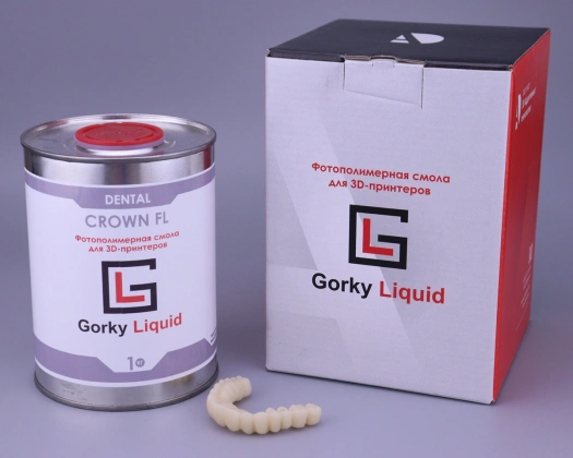 картинка Dental Crown A2 FL фотополимерная смола Gorky Liquid от ЦАТ