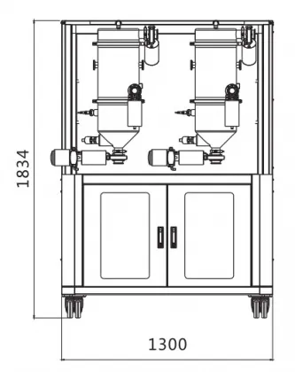 Станция смены порошка TСS-2