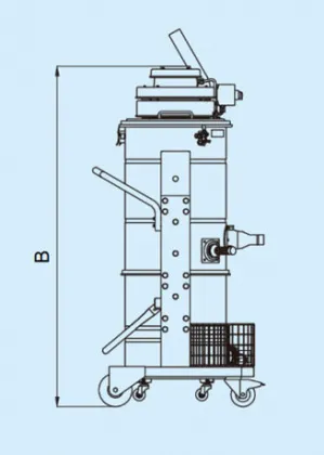 Взрывозащищенный вакуумный пылесос TEX5-E 1.2KW DS 35L