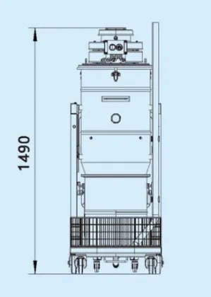Взрывозащищенный вакуумный пылесос TEX5-E 1.2 KW IB 9L K